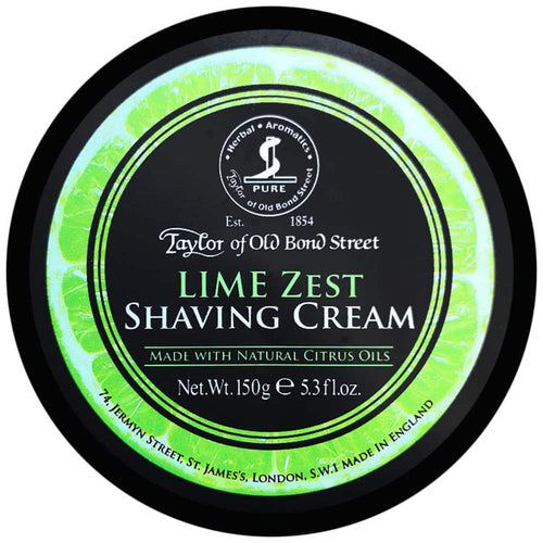 Taylor of Old Bond Street Lime Zest Shaving Cream 150 G
