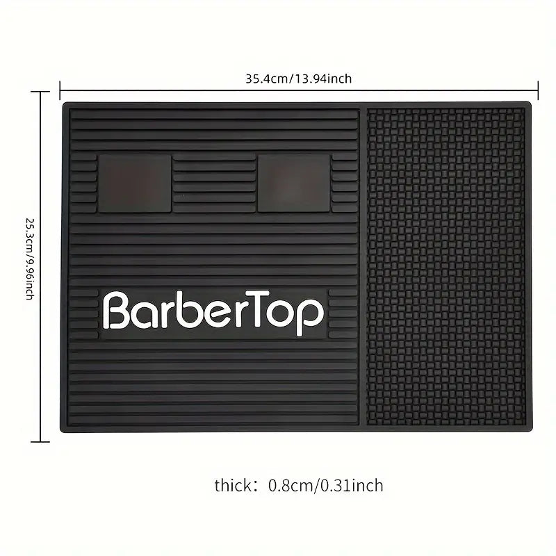 NBHS BarberShop Barber Tools Mat Magnetic Barber Station
