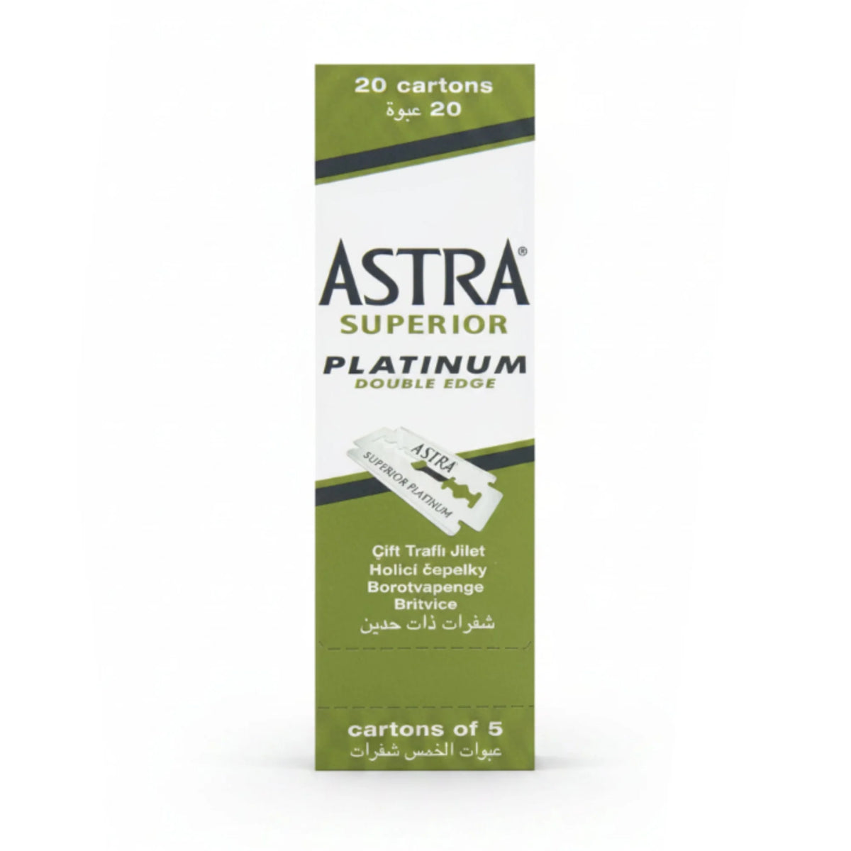 Astra Double Edge Razor Blades (Green)