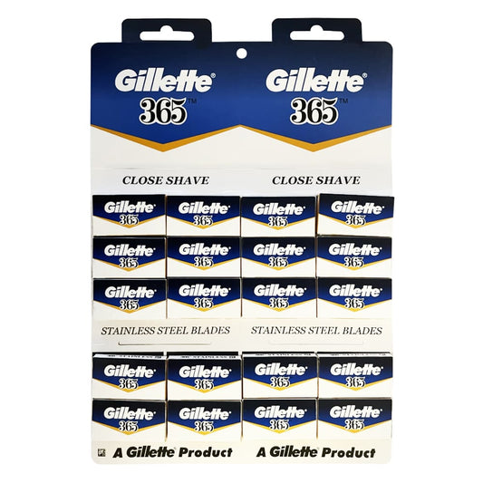 Stainless Steel Gillette 365 Double Edge Razor Blades