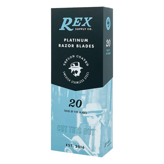 Platinum Rex Double Edge Razor Blades