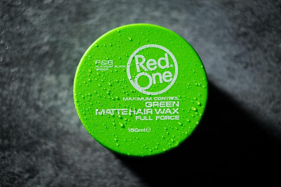 6x RedOne Green Hairstyling Wax full force Red One 150ml