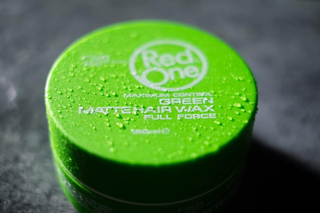 6x RedOne Green Hairstyling Wax full force Red One 150ml