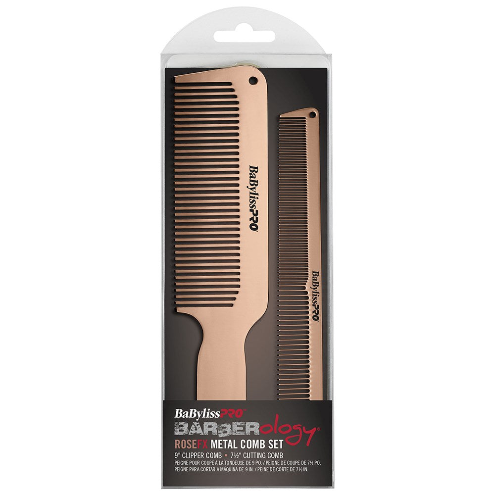 BaBylissPRO RoseFX Metal Comb Set