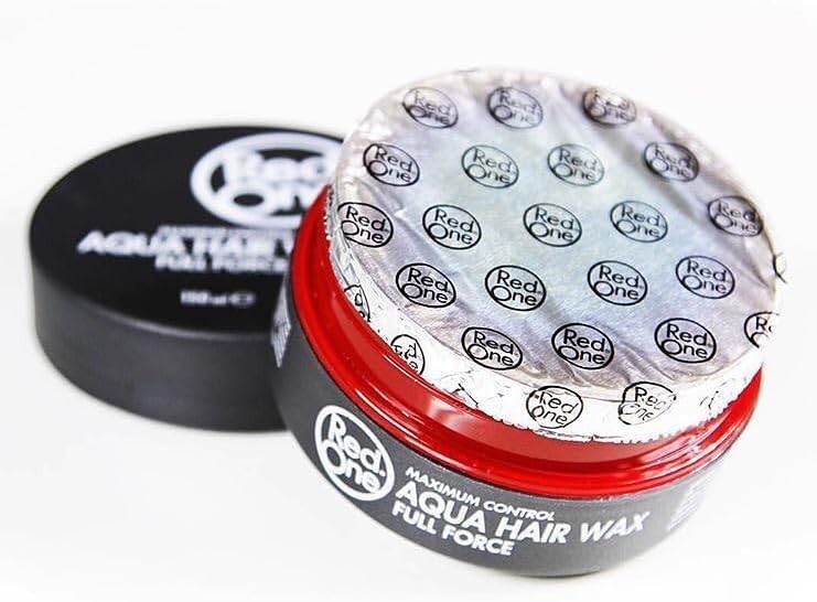 6x RedOne Black Hairstyling Wax full force Red One 150ml