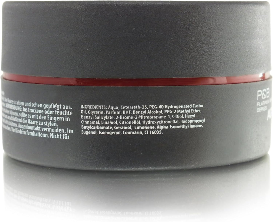 6x RedOne Black Hairstyling Wax full force Red One 150ml