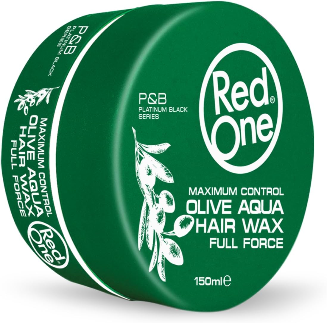 3x RedOne Hair Styling Wax Full Force Olive 150ml