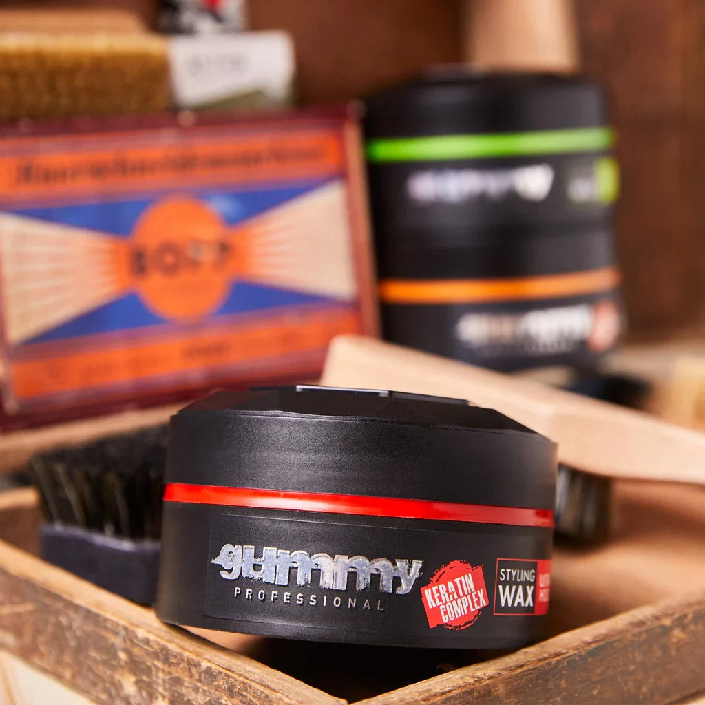 3x Gummy Styling Wax – 150ml Ultra Hold - Red