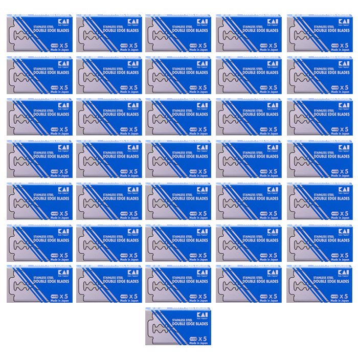 Kai Stainless Steel Double Edge Razor Blades