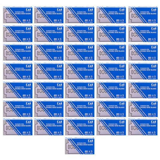 Kai Stainless Steel Double Edge Razor Blades