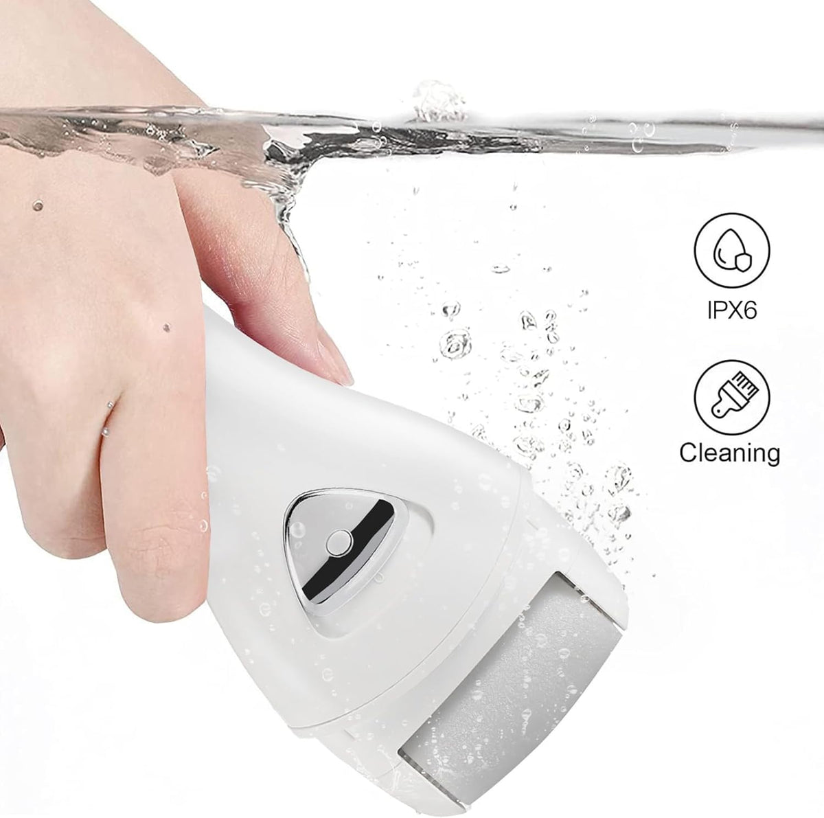 NBHS Rechargeable Electric Foot Callus Remover – Waterproof Pedicure Tool