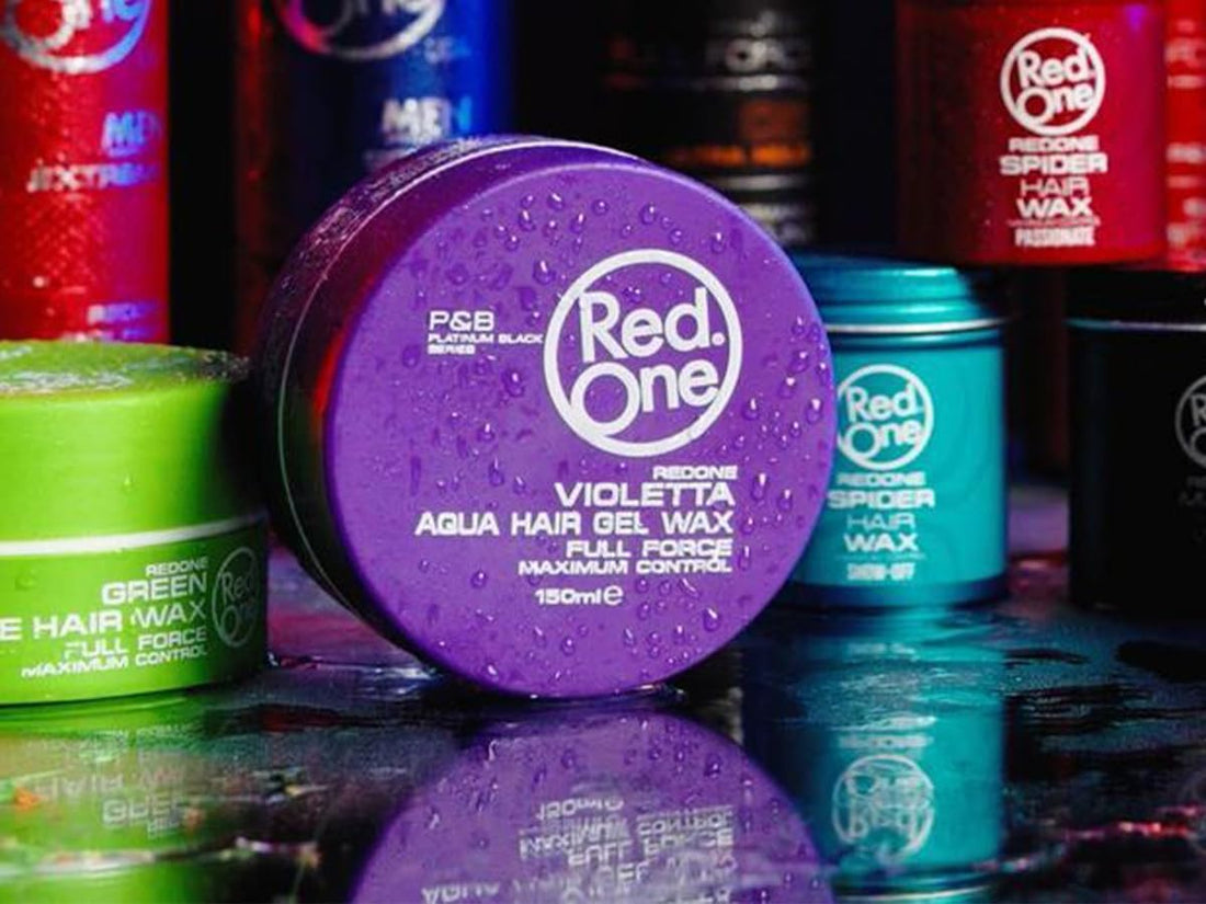 2 x RedOne Purple Aqua Hair Styling Wax Full Force | 150 ml | Red One Wax