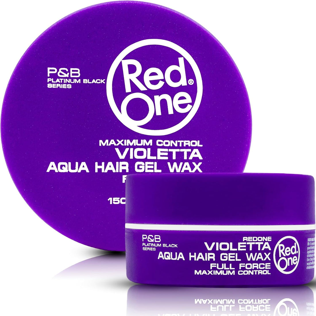 2 x RedOne Purple Aqua Hair Styling Wax Full Force | 150 ml | Red One Wax