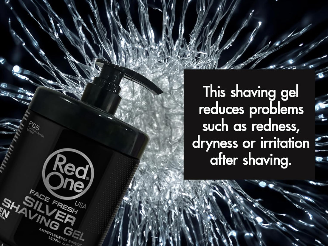 RedOne Shaving Gel Silver– Barber Silver - Shaving gel 1000 ml
