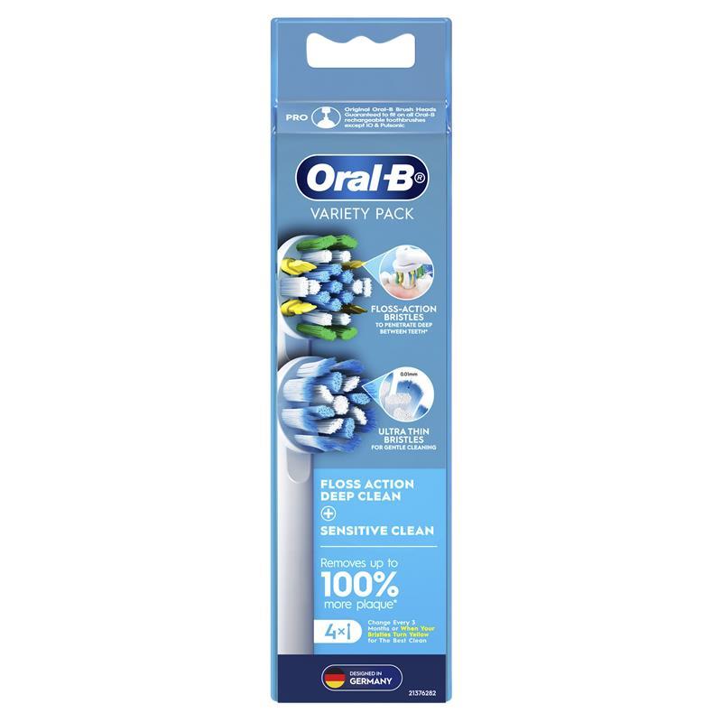 Oral-B Variety Replacement Brush Heads 4 Pack