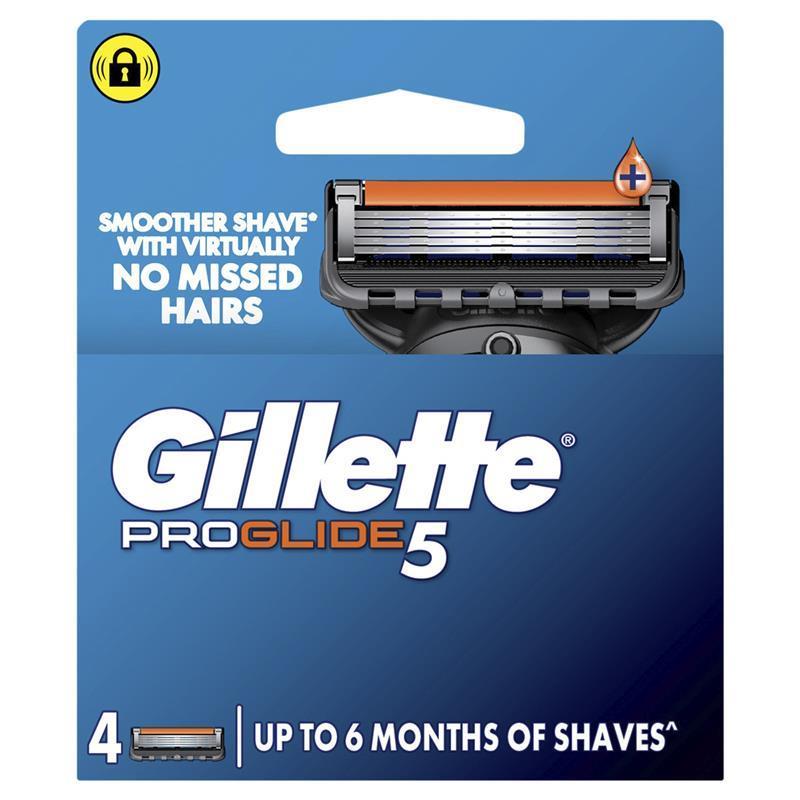 Gillette Fusion5 ProGlide FlexBall Razor Blade Refills 4 Pack