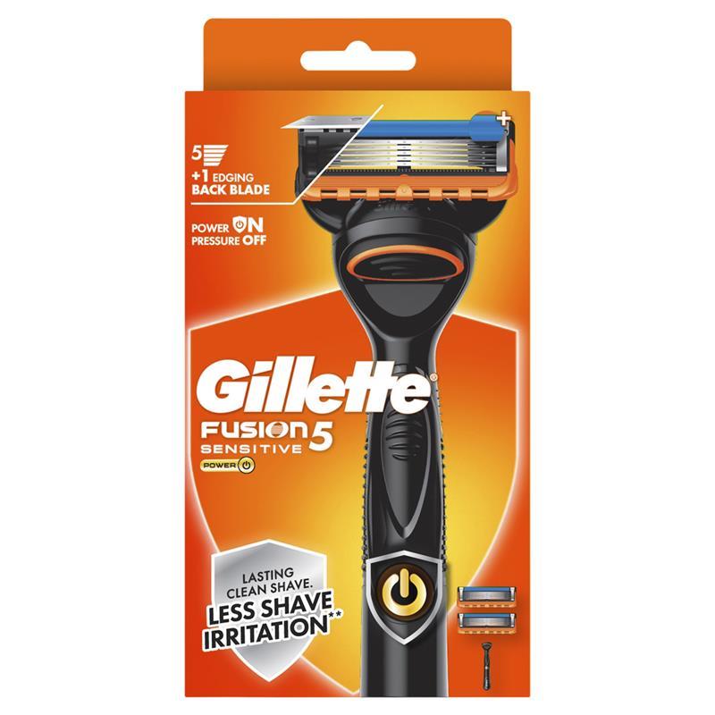 Gillette Fusion5 Power Razor with 2 Blade Refills