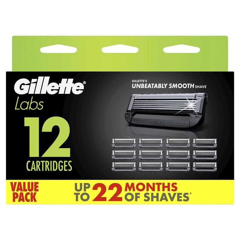 Gillette Labs Razor Blade Refills 12 Pack