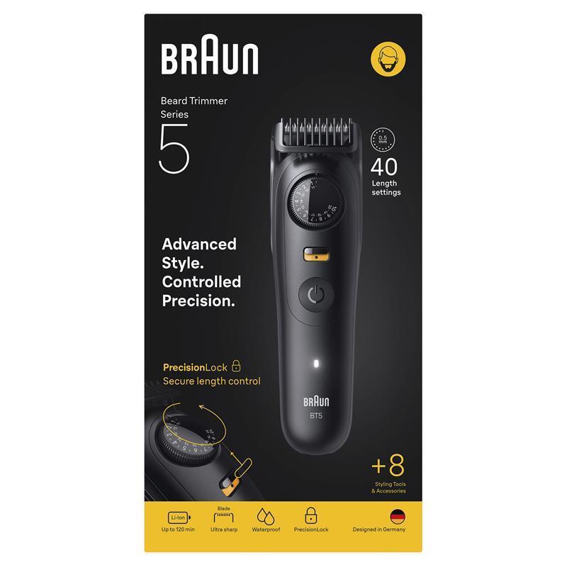 Braun Series 5 Beard Trimmer with 8 Tools BT5560