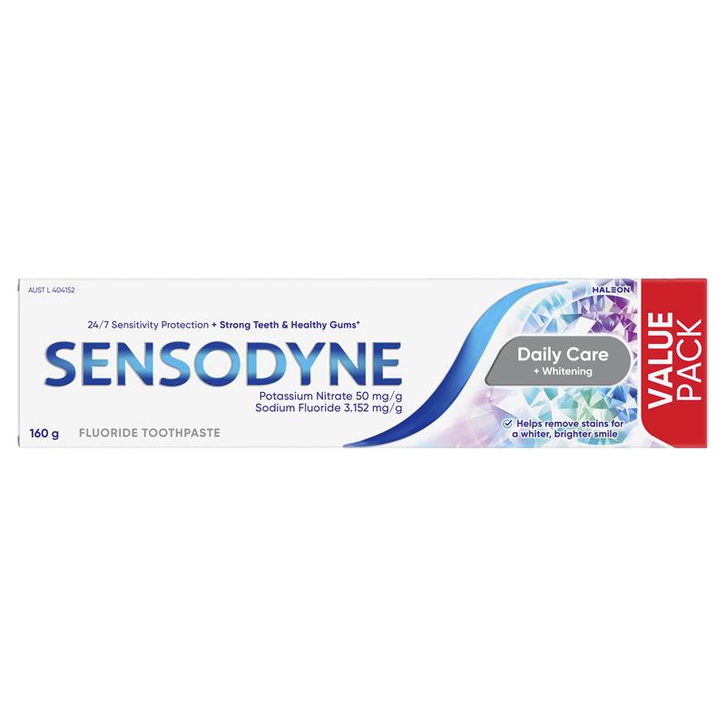 Sensodyne Daily Care Plus Whitening Toothpaste 160g