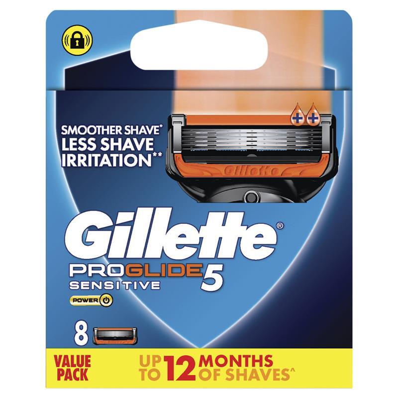 Gillette Fusion5 ProGlide Power Razor Blade Refills 8 Pack