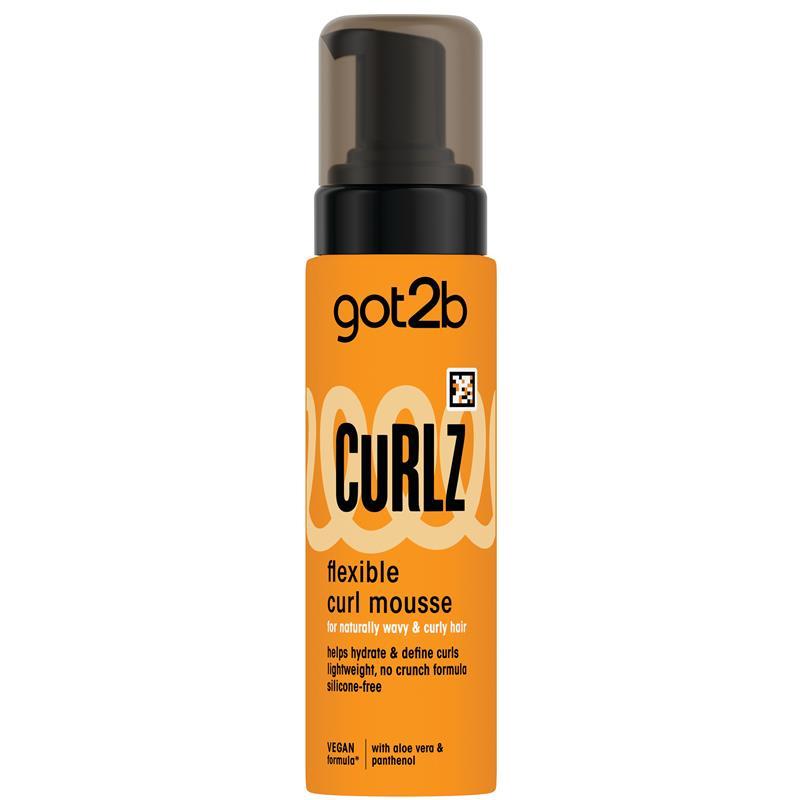 got2b Curlz Flexible Curl Mousse 200ml