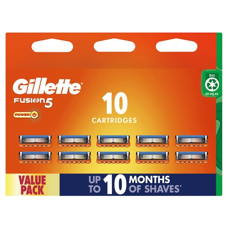 Gillette Fusion5 Power Razor Blade Refills 10 Pack