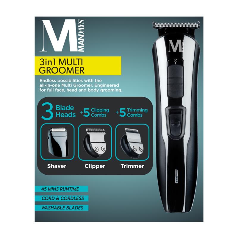 Mandays 3 in 1 Multi Groomer