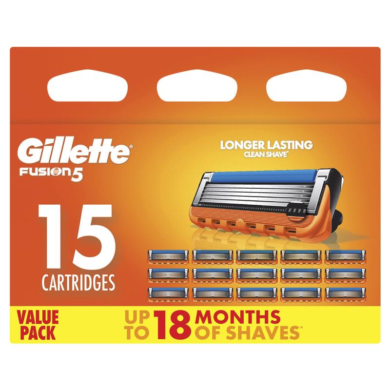 Gillette Fusion5 Razor Blade Refills 15 Pack