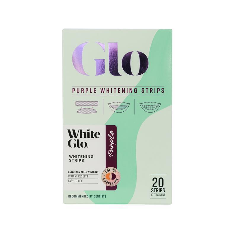 White Glo Purple Teeth Whitening Strips 20 Pack