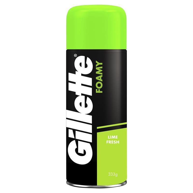 Gillette Shave Foam Lemon Lime 333g Value Pack
