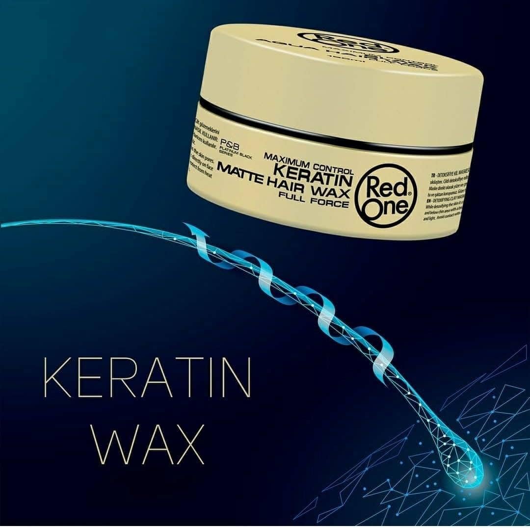 2 x RedOne Keratin Matte Hair Styling Wax Full Force | 150 ml | Red One Wax