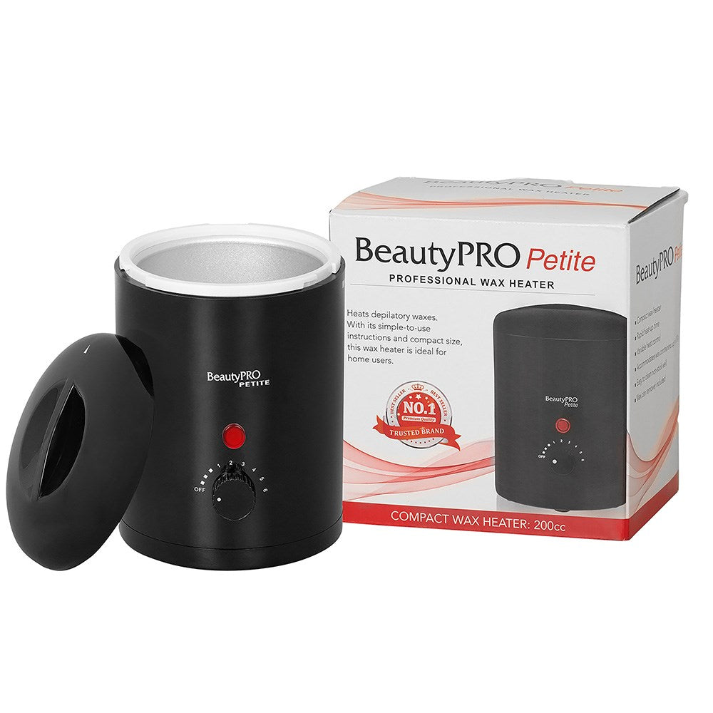 BeautyPRO Petite Wax Heater 200cc – Black Professional Wax Pot