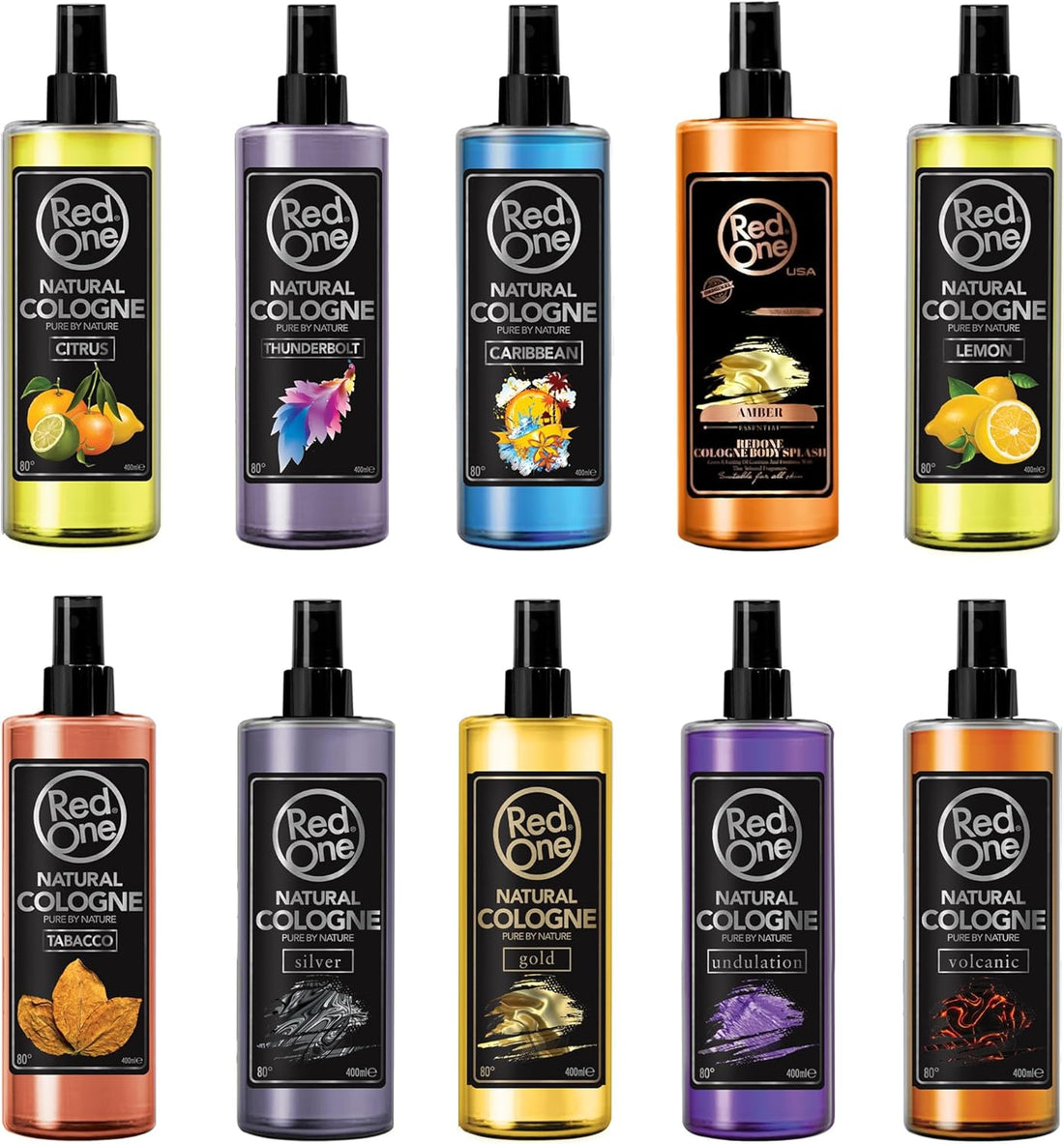 RedOne Aftershave Cologne Amber 400ml – Barber Aftershave