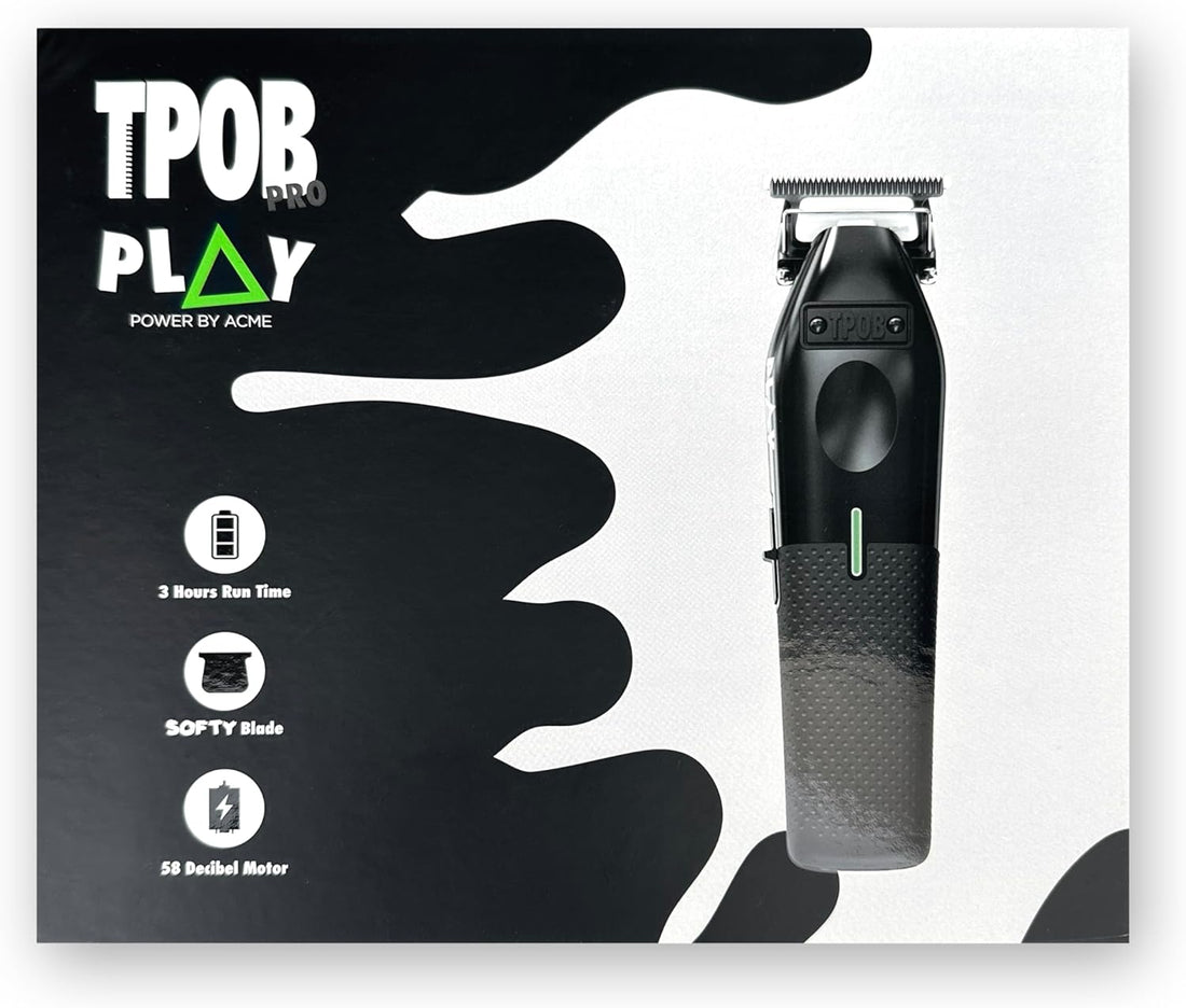 TPOB Play Hair Trimmer – 7000 RPM Quiet Motor with Softy Wide Blade NBHS