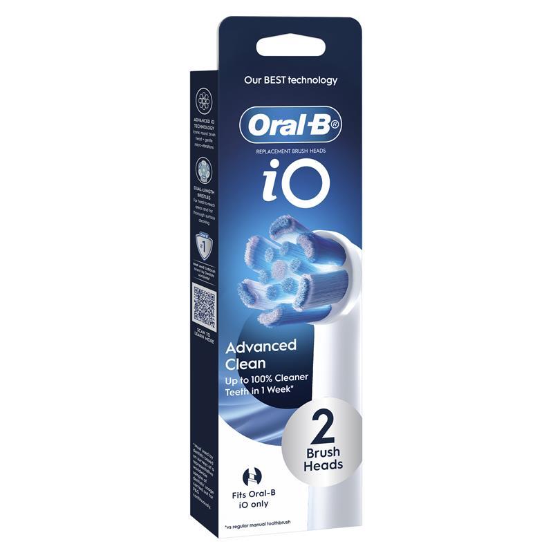 Oral-B iO Advanced Clean Replacement Brush Heads