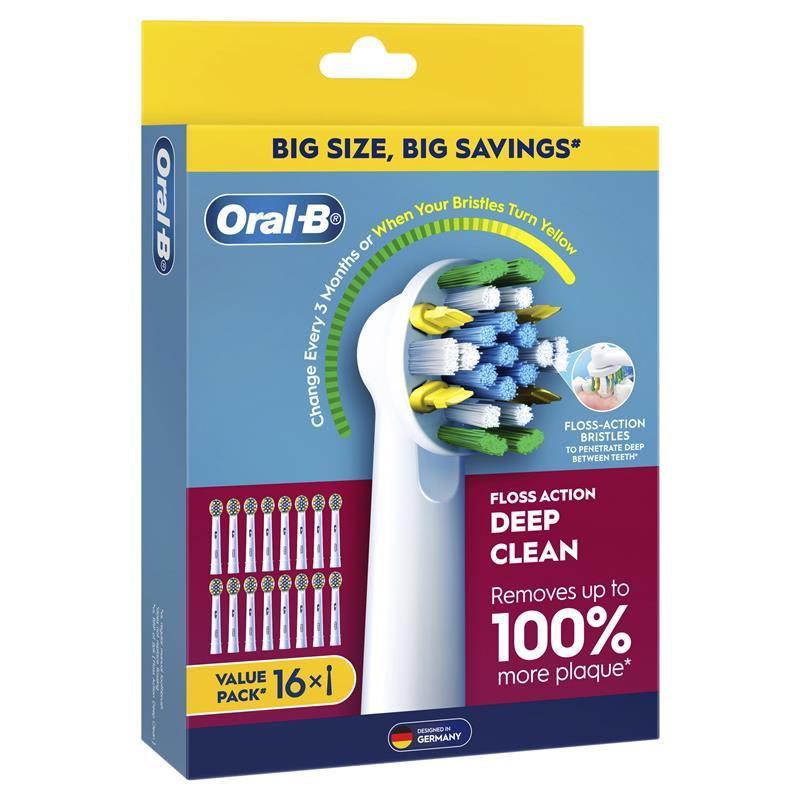 Oral-B Floss Action Replacement Brush Heads
