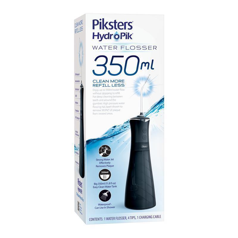 Piksters HydroPik Water Flosser 350ml Black