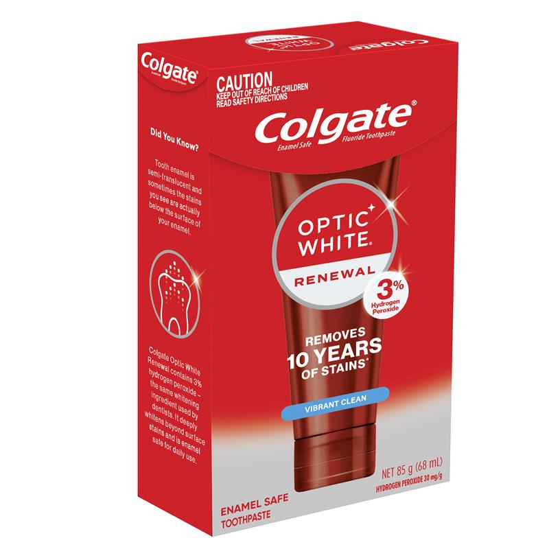 Colgate Optic White Renewal Whitening Toothpaste 85g