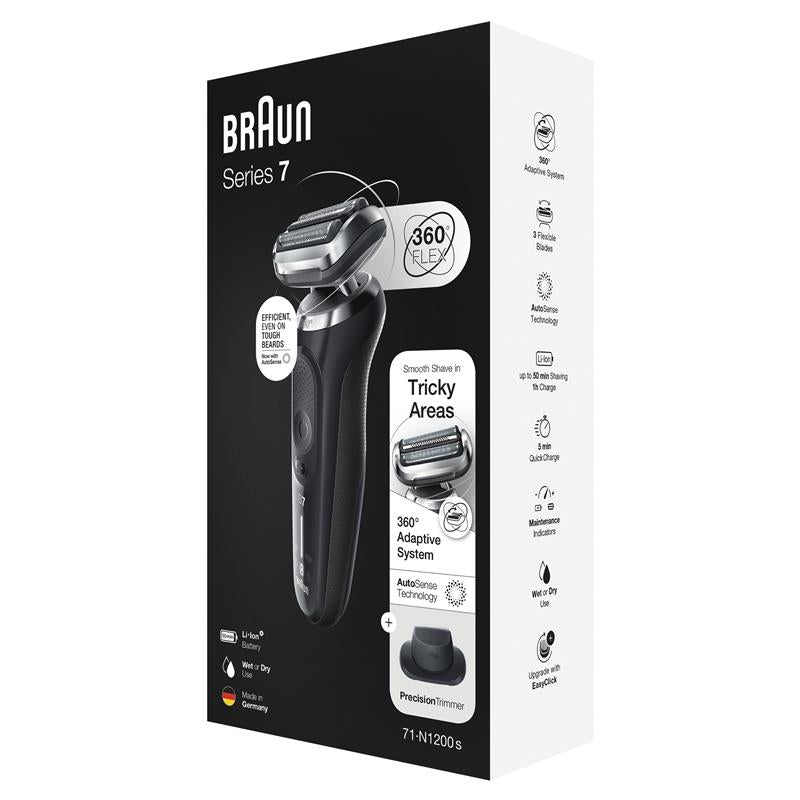 Braun Series 7 Electric Shaver with Precision Trimmer 71-N1200s