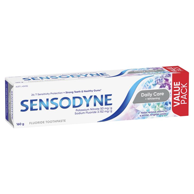 Sensodyne Daily Care Plus Whitening Toothpaste 160g