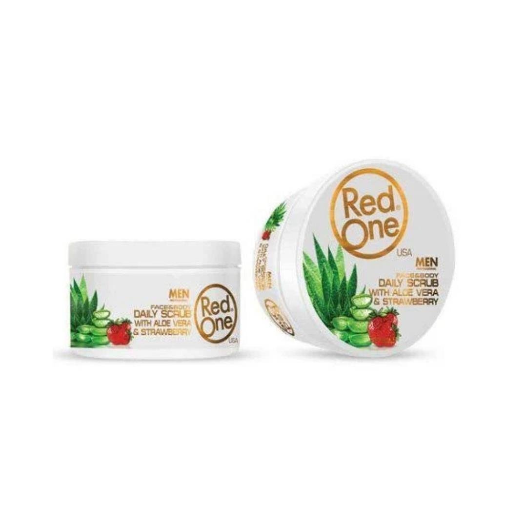 RedOne – Face & Body Daily Scrub – Aloe Vera & Strawberry 450ml