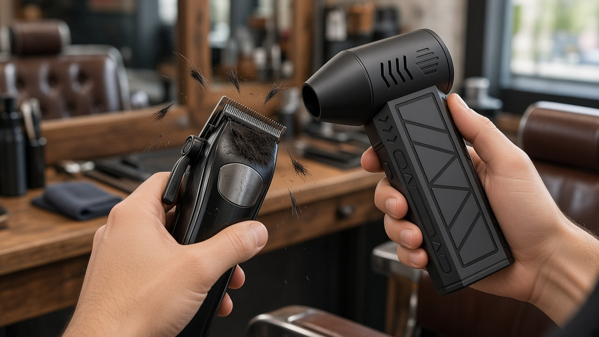 Mini Jet Blower Cordless Brushless Air Duster with 5 Nozzles