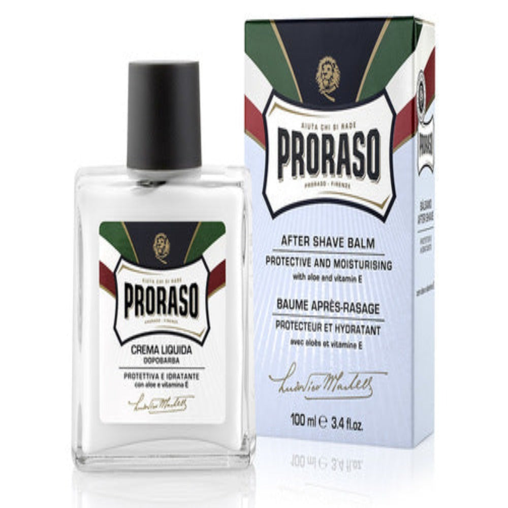 Proraso Aftershave Balm with Aloe Vera & Vitamin E - 100ml