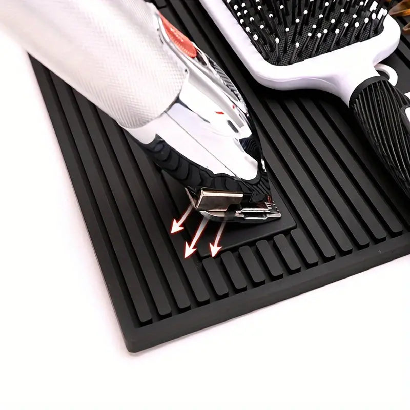 NBHS BarberShop Barber Tools Mat Magnetic Barber Station
