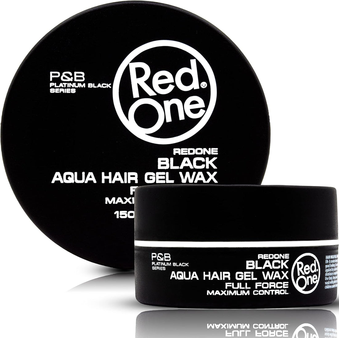 6x RedOne Black Hairstyling Wax full force Red One 150ml