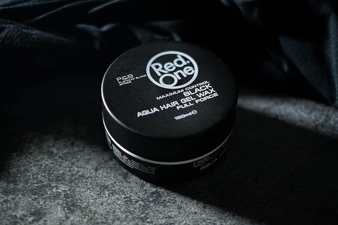 6x RedOne Black Hairstyling Wax full force Red One 150ml