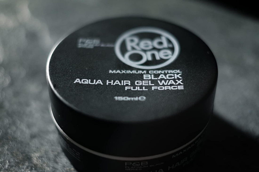 6x RedOne Black Hairstyling Wax full force Red One 150ml