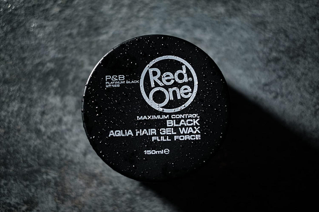 6x RedOne Black Hairstyling Wax full force Red One 150ml