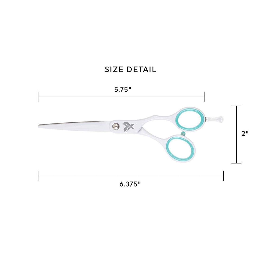 Cricket Shear Xpressions Minty Fresh Scissors 5.75 Inch